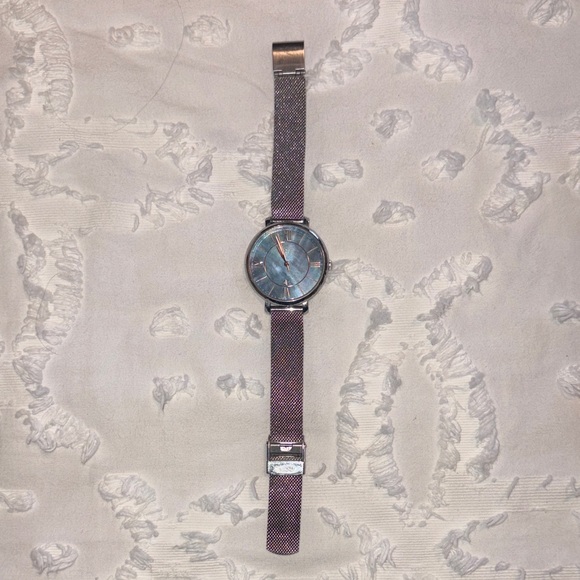 Fossil Silver and Brown Women's Watch - Picture 1 of 3